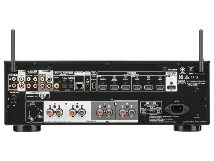 Denon Receiver stereo DRA-900H Black Receiver AV Black Premium [2]
