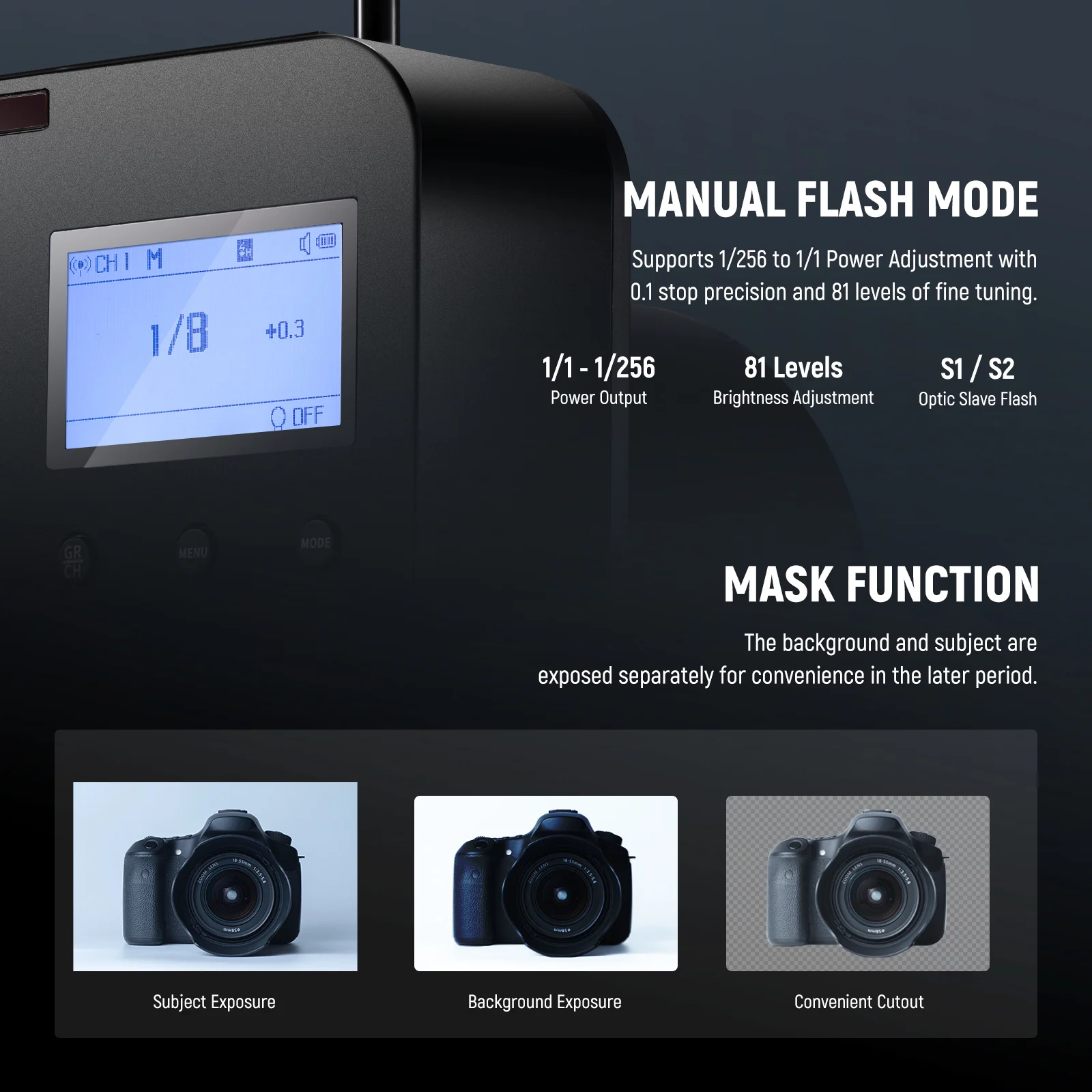 RESIGILAT: Blit Neewer Q4 400Ws 2.4G TTL [7]
