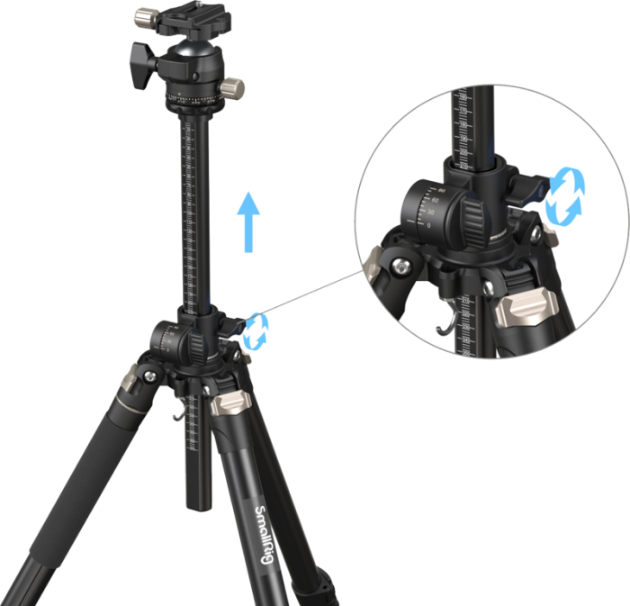 Tripede SmallRig 4288 cu coloana centrala laterala CT200 [4]