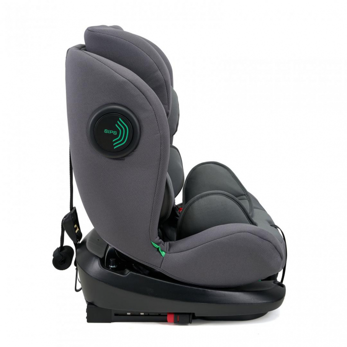 Scaun auto U-GROW Secure+, Rotatie 360 de grade, i-Size, ISOFIX, 0-36 kg, 40-150 cm, Gri [4]