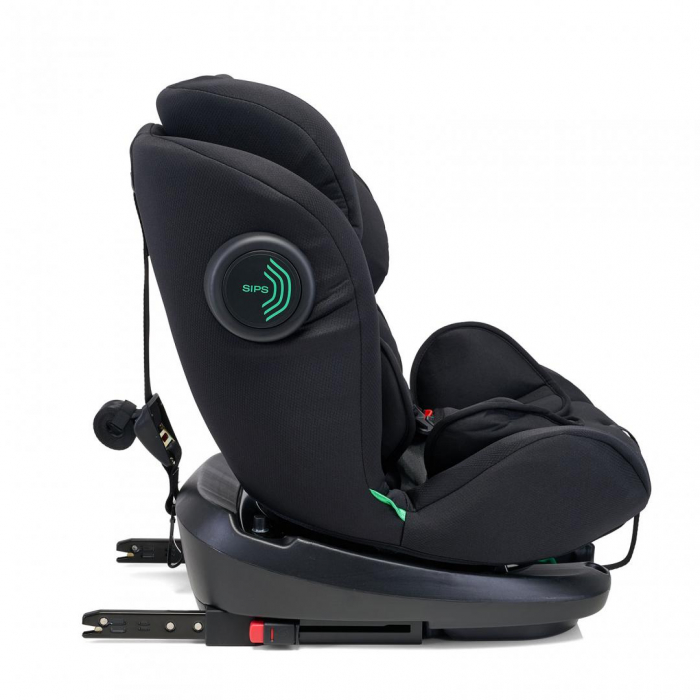 Scaun auto U-GROW Secure+, Rotatie 360 de grade, i-Size, ISOFIX, 0-36 kg, 40-150 cm, Negru [2]
