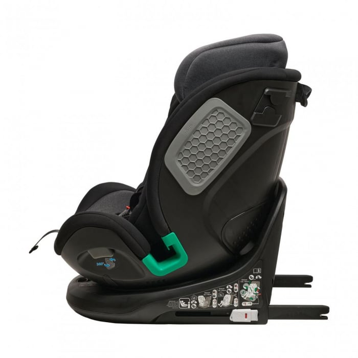 Scaun auto U-GROW, Rotatie 360 de grade, i-Size, R129, ISOFIX, 0-36 kg, 40-150 cm, Negru [4]