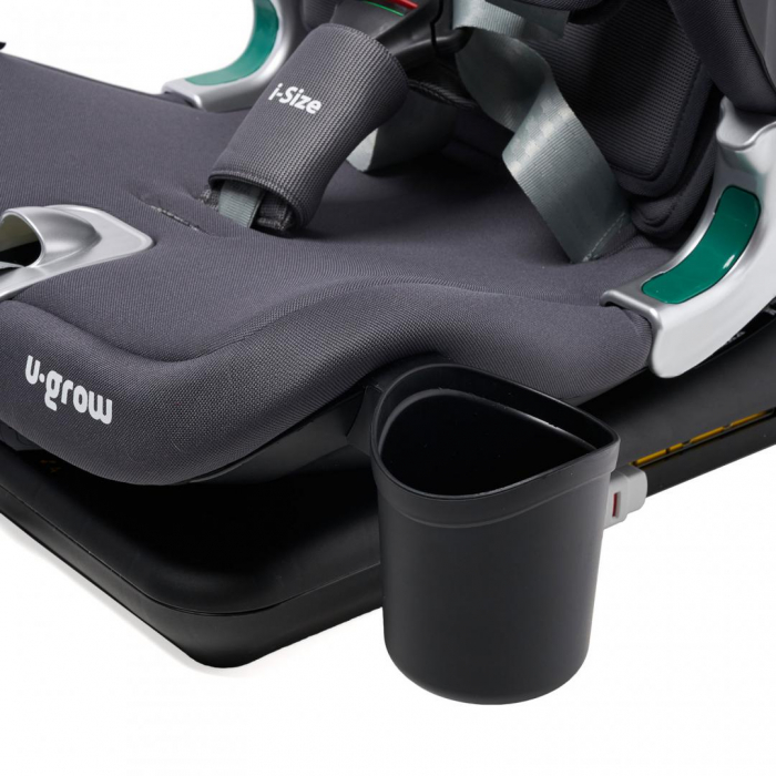 Scaun auto U-GROW Goldfix Plus, i-Size, R129, ISOFIX, 9-36 kg, 76-150 cm, Gri [11]