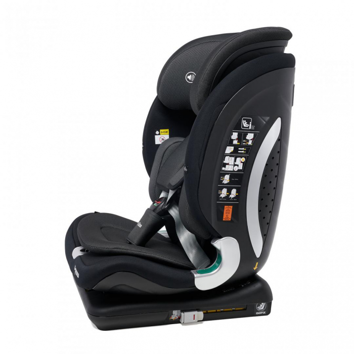 Scaun auto U-GROW Goldfix Plus, i-Size, R129, ISOFIX, 9-36 kg, 76-150 cm, Negru [3]