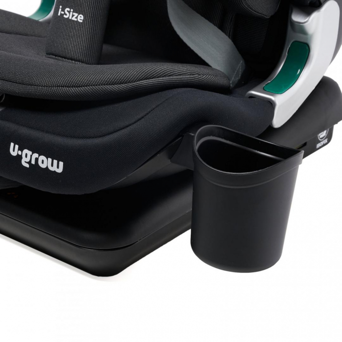 Scaun auto U-GROW Goldfix Plus, i-Size, R129, ISOFIX, 9-36 kg, 76-150 cm, Negru [13]