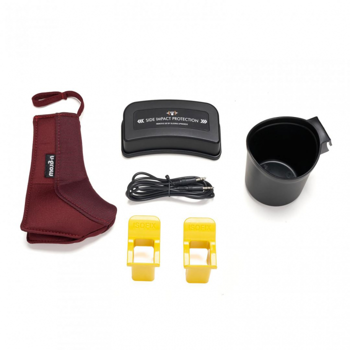 Scaun auto U-GROW Goldfix Plus, i-Size, R129, ISOFIX, 9-36 kg, 76-150 cm, Rosu [13]