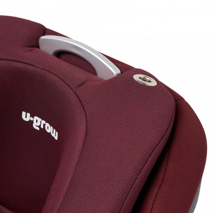 Scaun auto U-GROW Goldfix Plus, i-Size, R129, ISOFIX, 9-36 kg, 76-150 cm, Rosu [12]