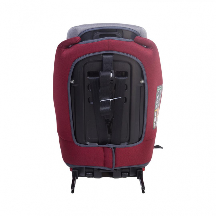 Scaun auto U-GROW, R129, ISOFIX, top tether, 9-36 kg, 76-150 cm, Rosu [5]