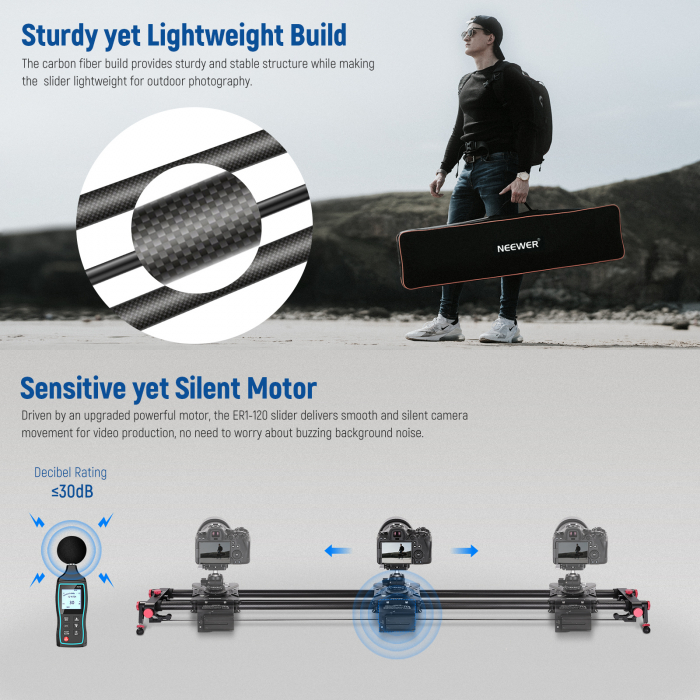 Slider motorizat Neewer ER1-120 [3]