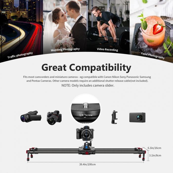 Slider motorizat Neewer ER1-100 [5]