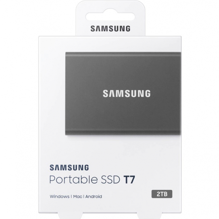 SSD portabil Samsung T7 2TB Argintiu [8]