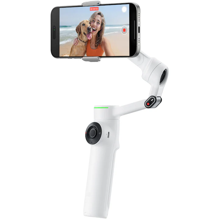 Stabilizator Insta360 Flow 2 Pro Standard Bundle, Summit White [6]
