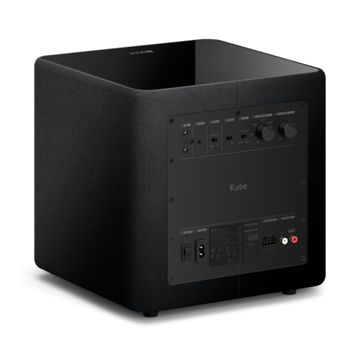 Subwoofer Kef Kube 8 MIE Black Subwoofer Black Premium Cu Subwoofer [2]