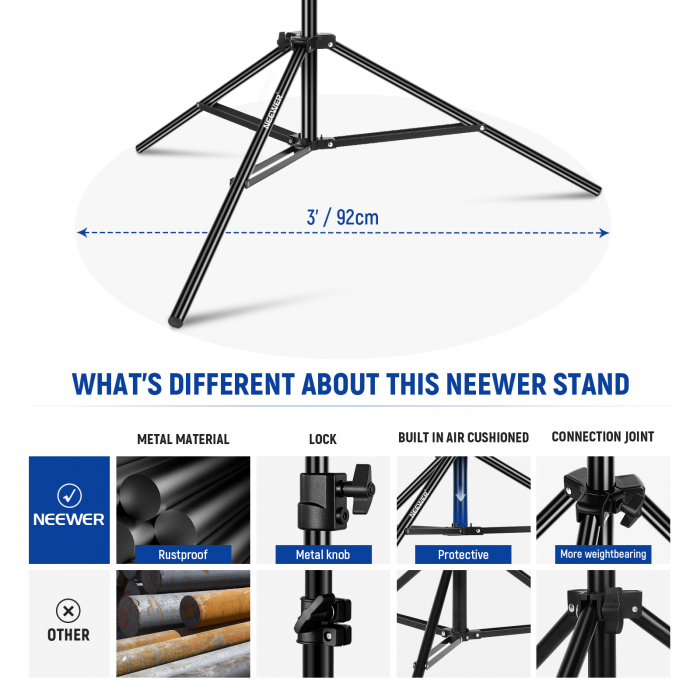 Stativ lumini Neewer 220cm [7]
