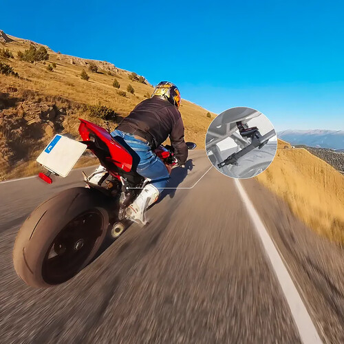 Clema de sustinere pentru Selfie Stick de motocicletă Insta360 [5]