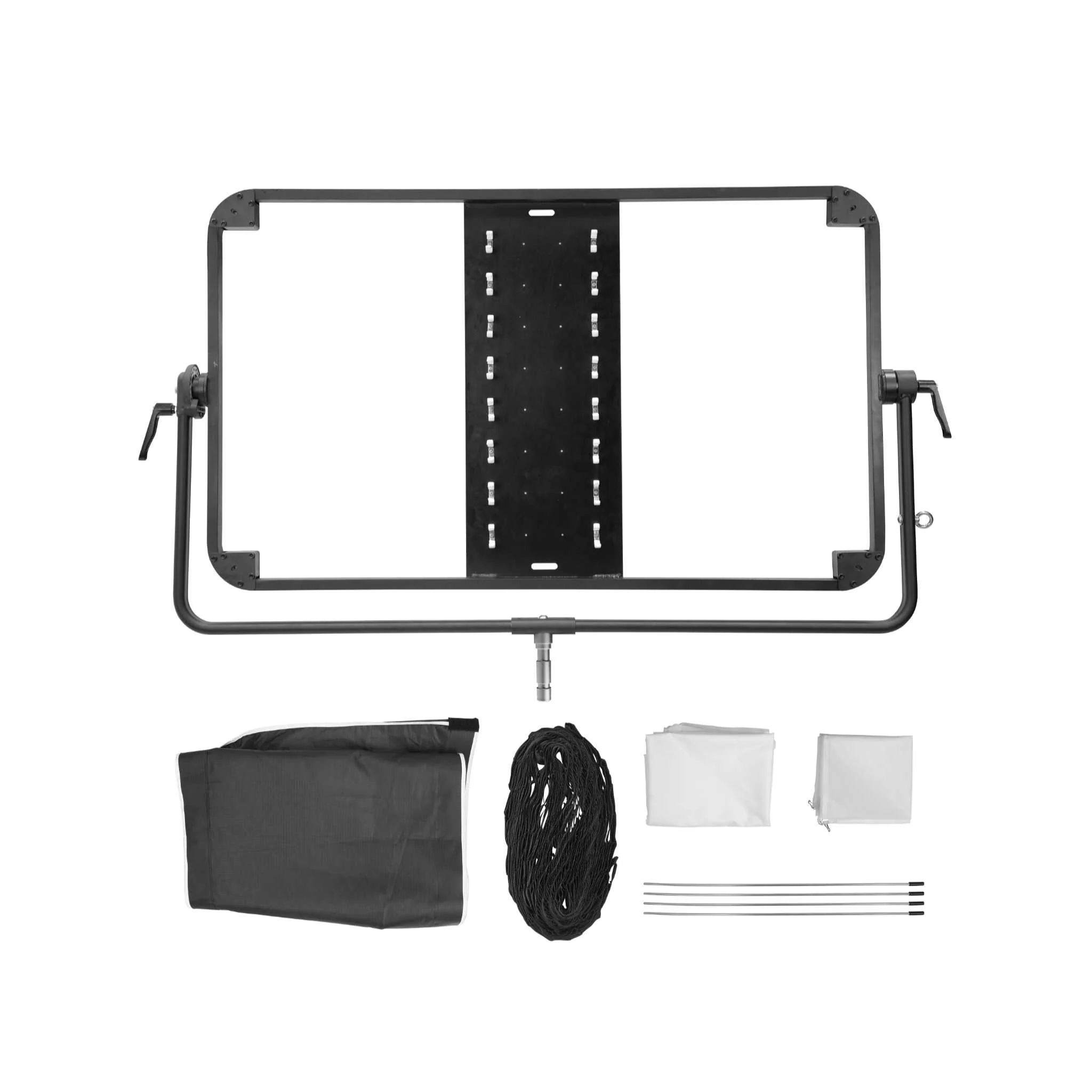 Suport Nanlite pentru 8 tuburi LED cu Softbox si Grid [4]