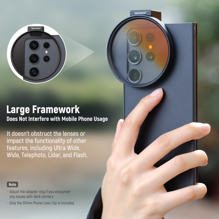 Suport pentru filtre de telefon Neewer LA006 67mm [2]