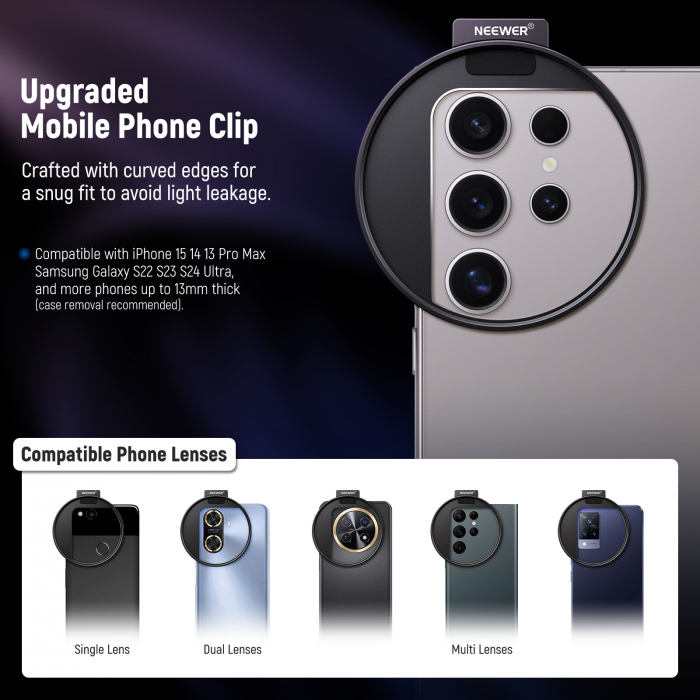 Suport pentru filtre de telefon Neewer LA006 67mm [3]