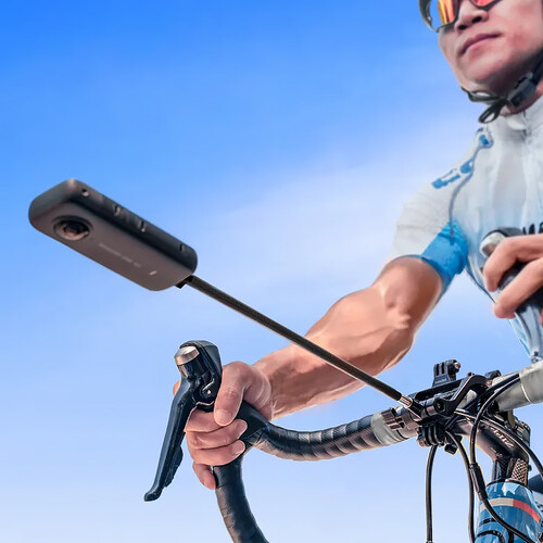 Suport pentru ghidon bicicleta Insta360, perspectiva third-person [5]