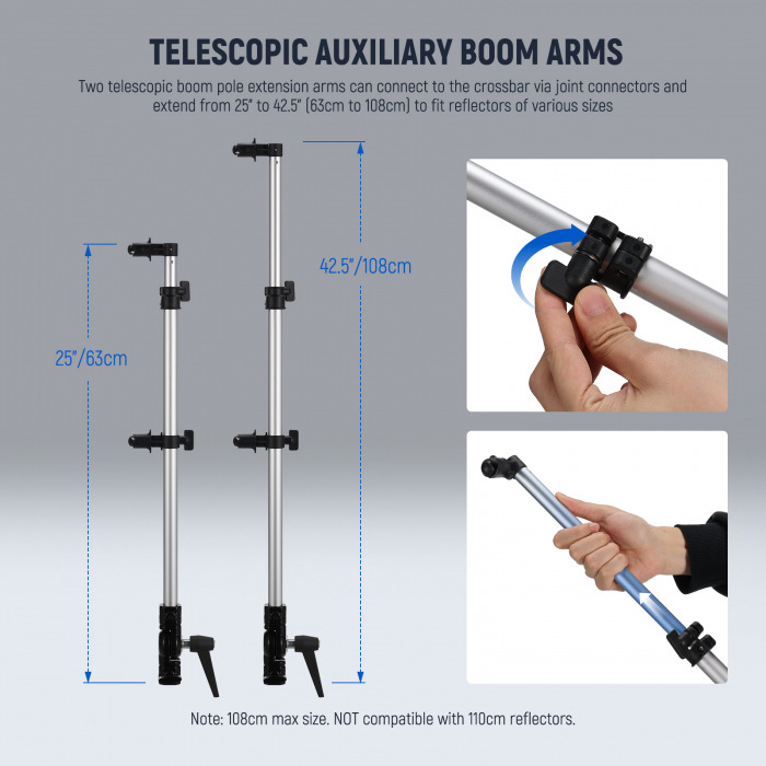 Suport blenda Neewer ST-RF3 cu prindere tripla [5]