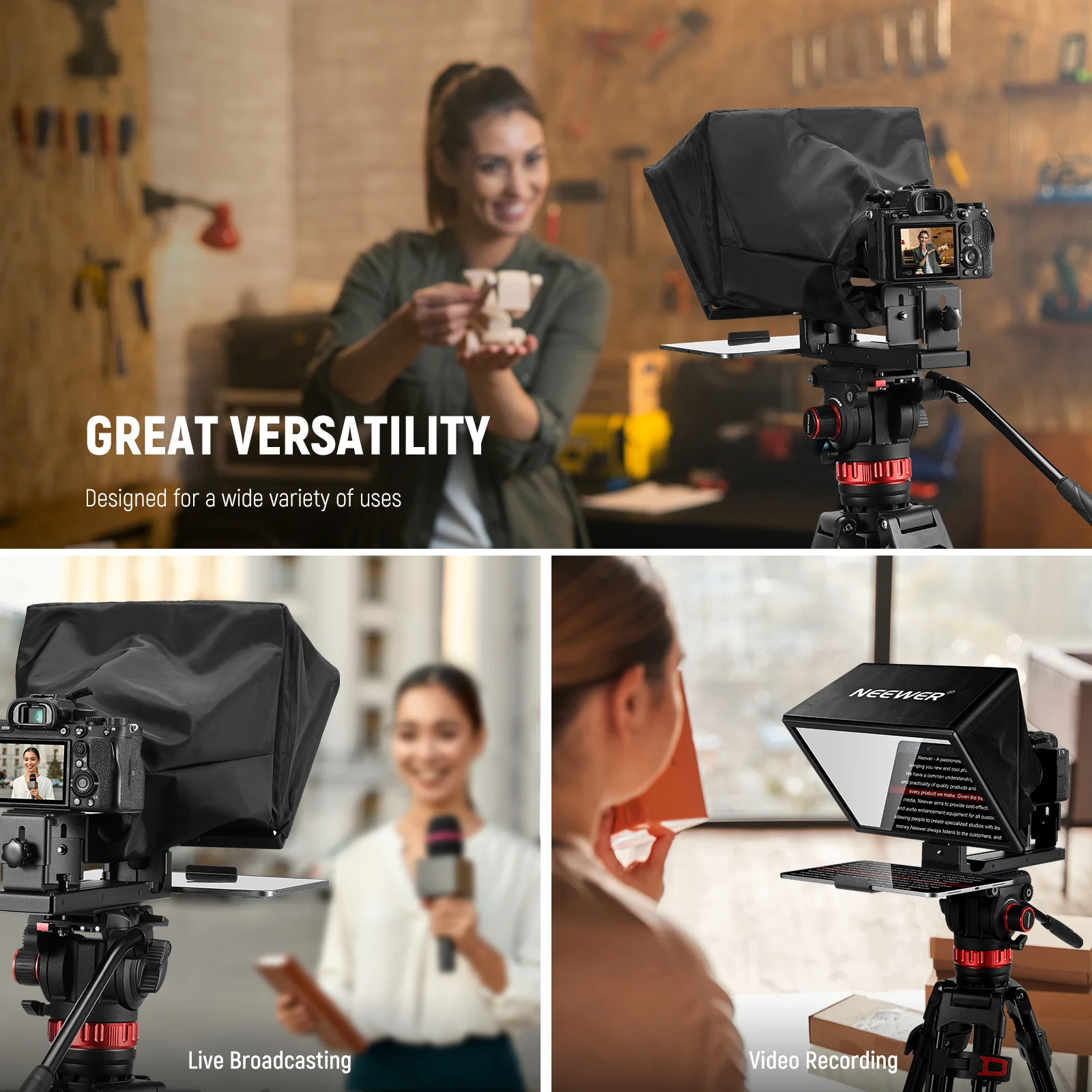 Teleprompter Neewer Basics X12B [7]