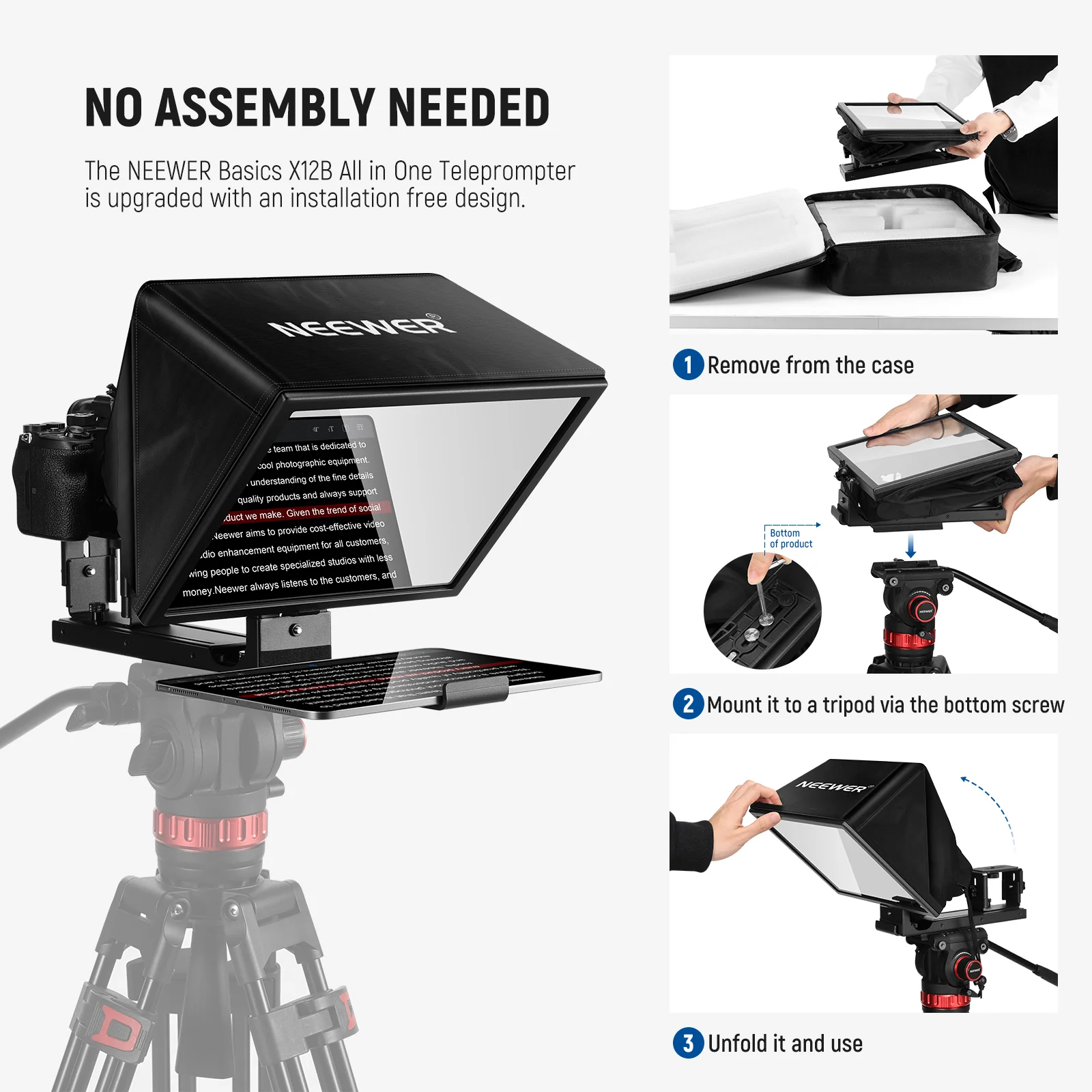 Teleprompter Neewer Basics X12B [2]