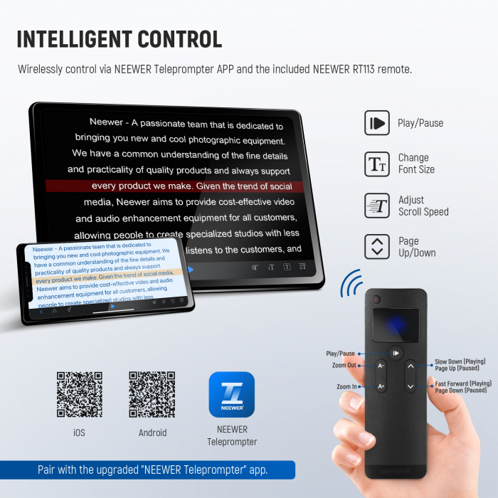 Teleprompter Neewer X17 II [5]