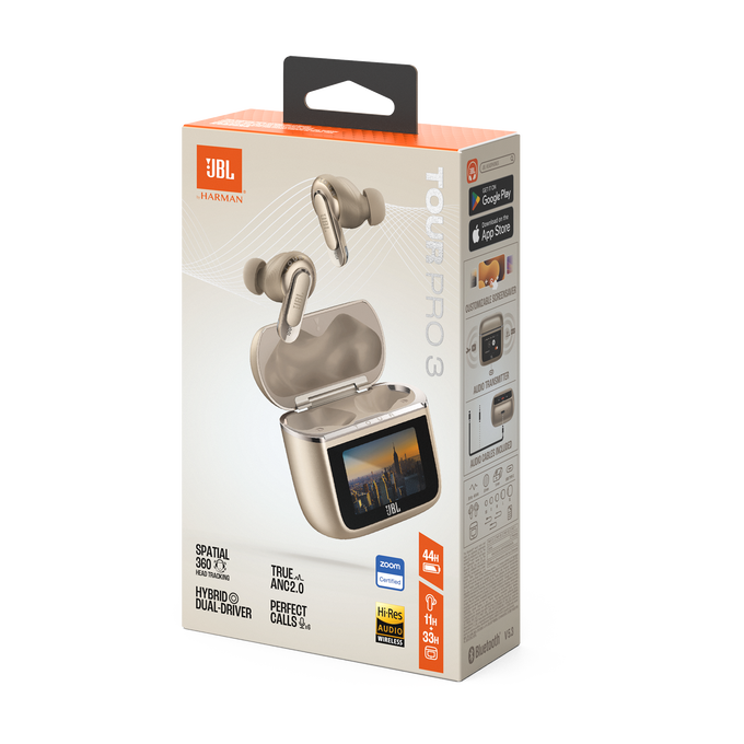 Casti In-ear JBL Tour Pro 3, Crem [14]