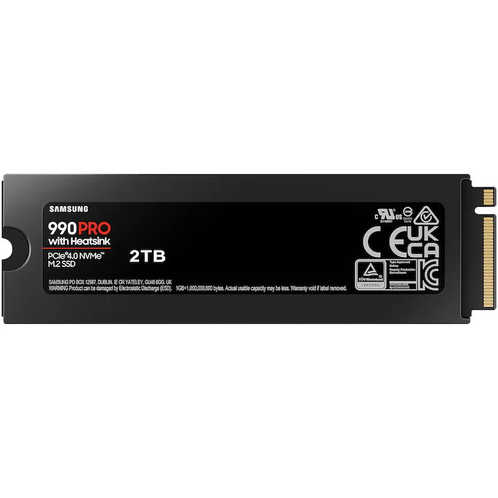 Solid State Drive (SSD) Samsung 990 PRO Heatsink 2TB [1]