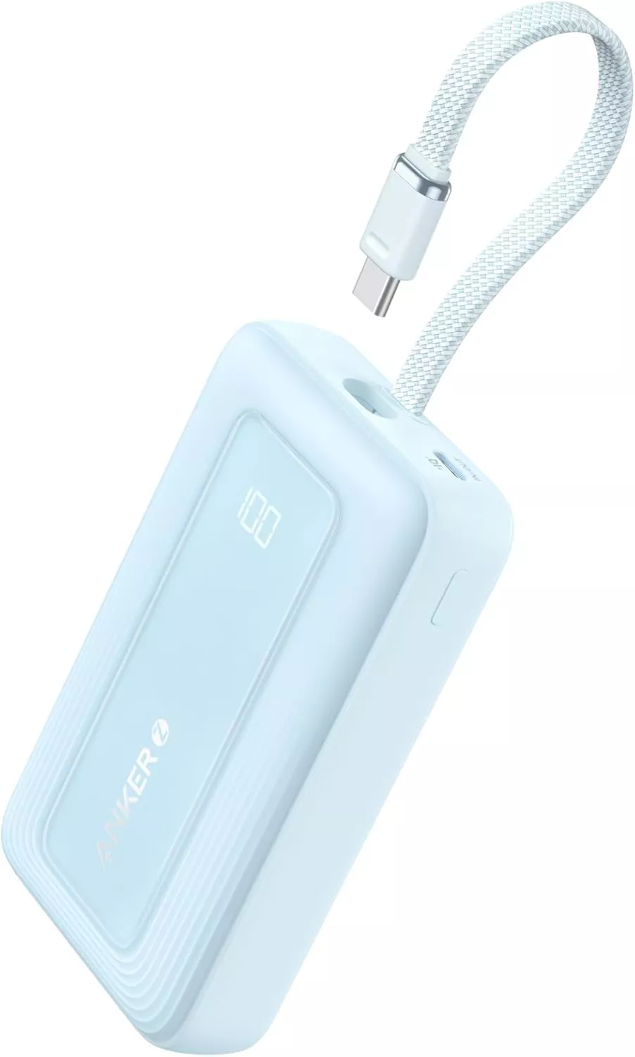 Laptop, Tablete & Telefoane - Baterie externa Anker Zolo 10000 mAh, 30W, Albastru
