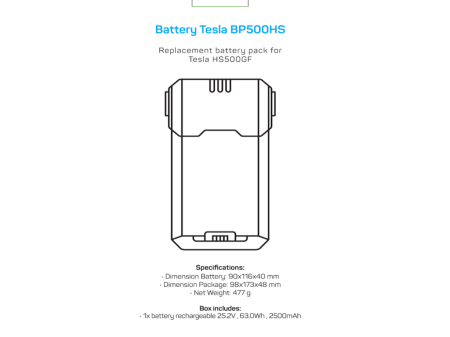 Accesorii aspiratoare - Acumulator Tesla BP500HS