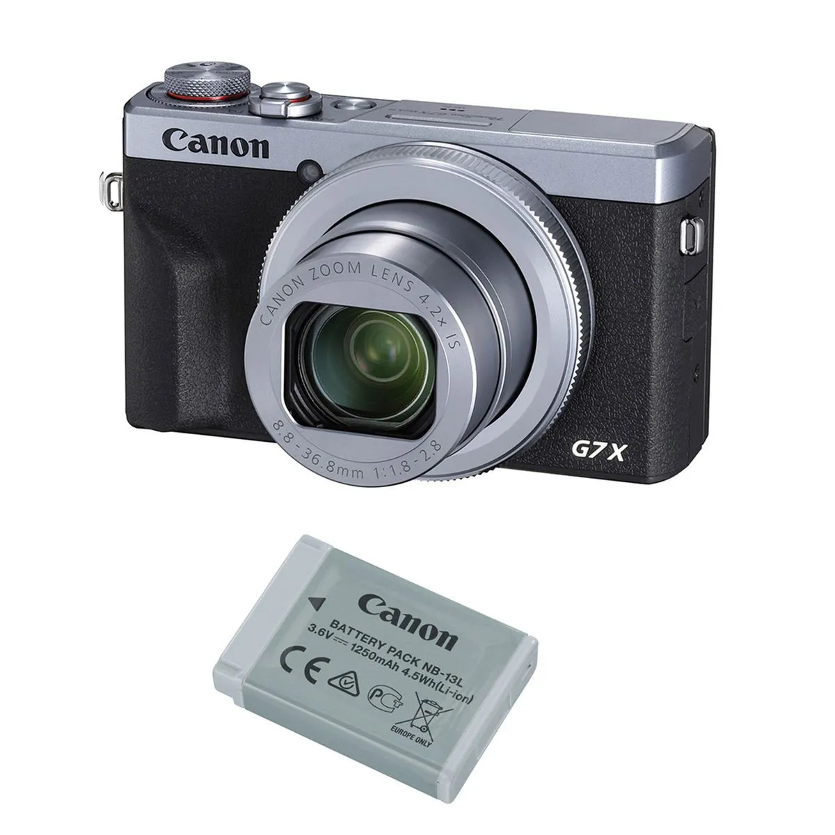 TV, Audio-Video & Foto - Aparat foto Canon PowerShot G7 X Mark III Argintiu + Acumulator