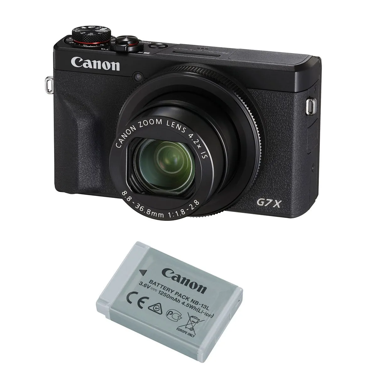 TV, Audio-Video & Foto - Aparat foto Canon PowerShot G7 X Mark III Negru + Acumulator
