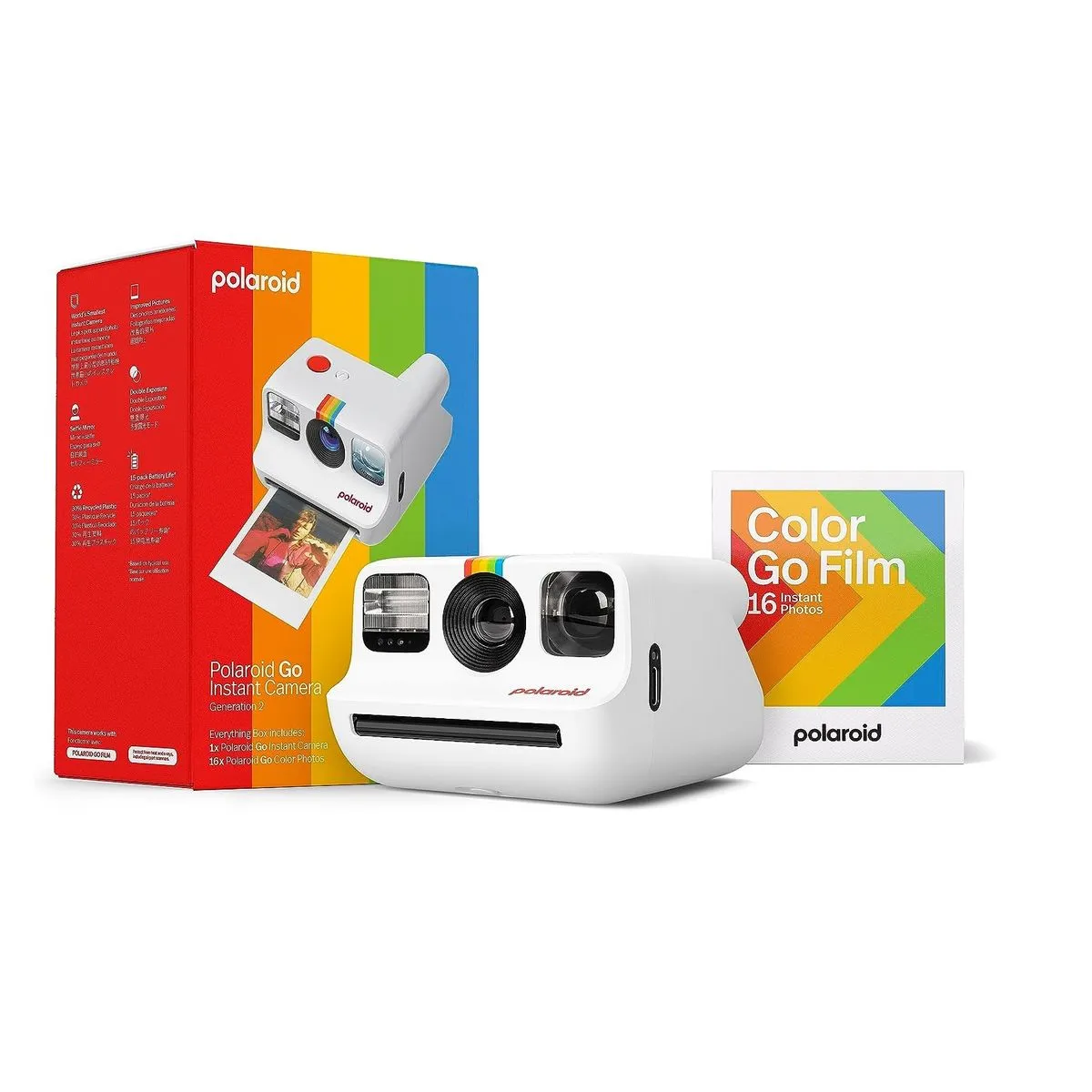 TV, Audio-Video & Foto - Aparat foto instant Polaroid Go Generation 2 Everything Box, Alb