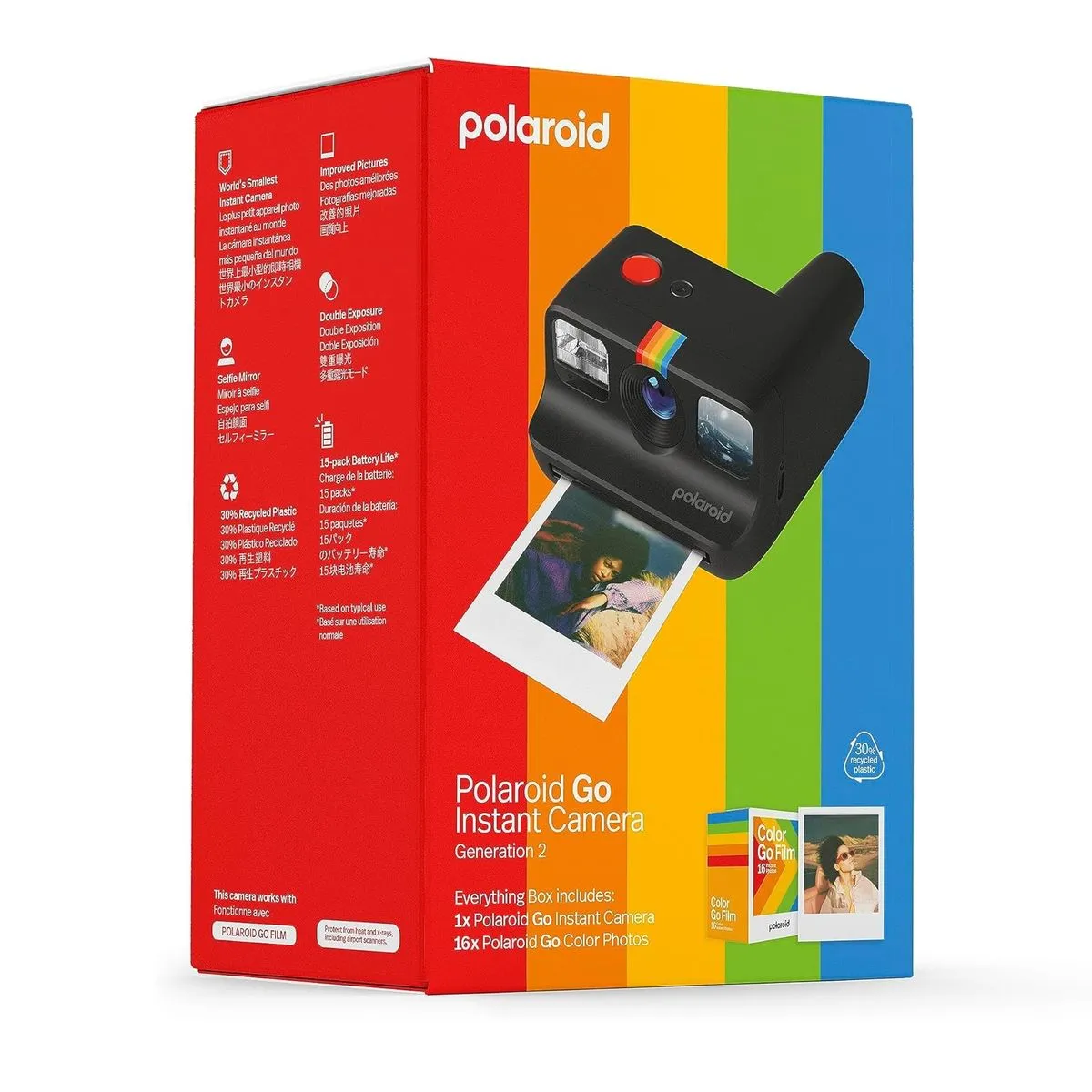 Aparat foto instant Polaroid Go Generation 2 Everything Box, Negru [1]