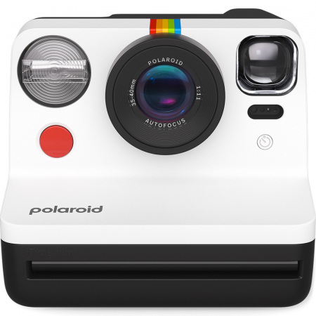 TV, Audio-Video & Foto - Aparat foto instant Polaroid Now Generation 2, Alb/Negru