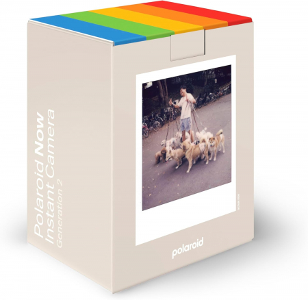 Aparat foto instant Polaroid Now Generation 2, Alb Vintage [7]