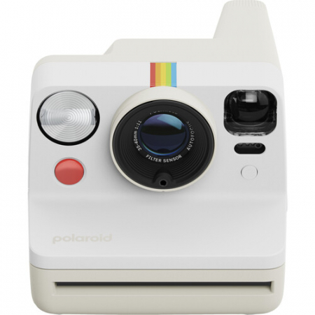 Aparate foto instant - Aparat foto instant Polaroid Now Generation 3, Alb