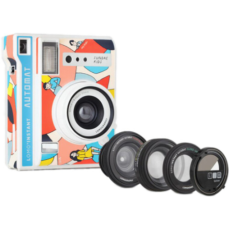 Aparate foto instant - Aparat foto Lomo’Instant Automat, Accesorii, Sundae Kids