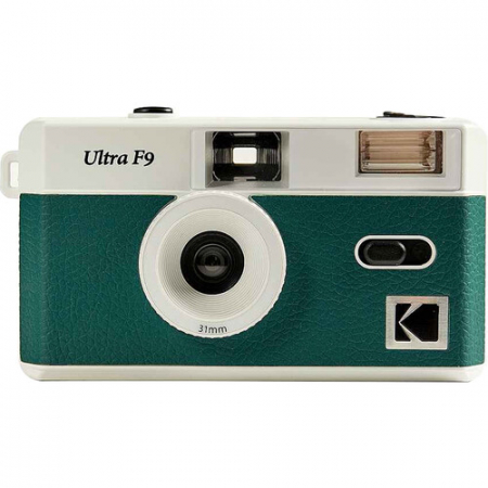 Aparate foto pe film - Aparat foto pe film Kodak Ultra F9, 35mm, Verde