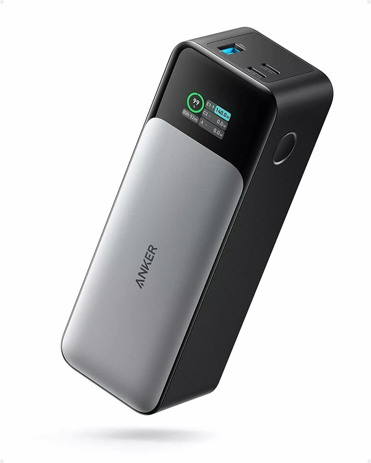 Laptop, Tablete & Telefoane - Baterie externa Anker 737, 24000 mAh, 140W, Negru/Gri