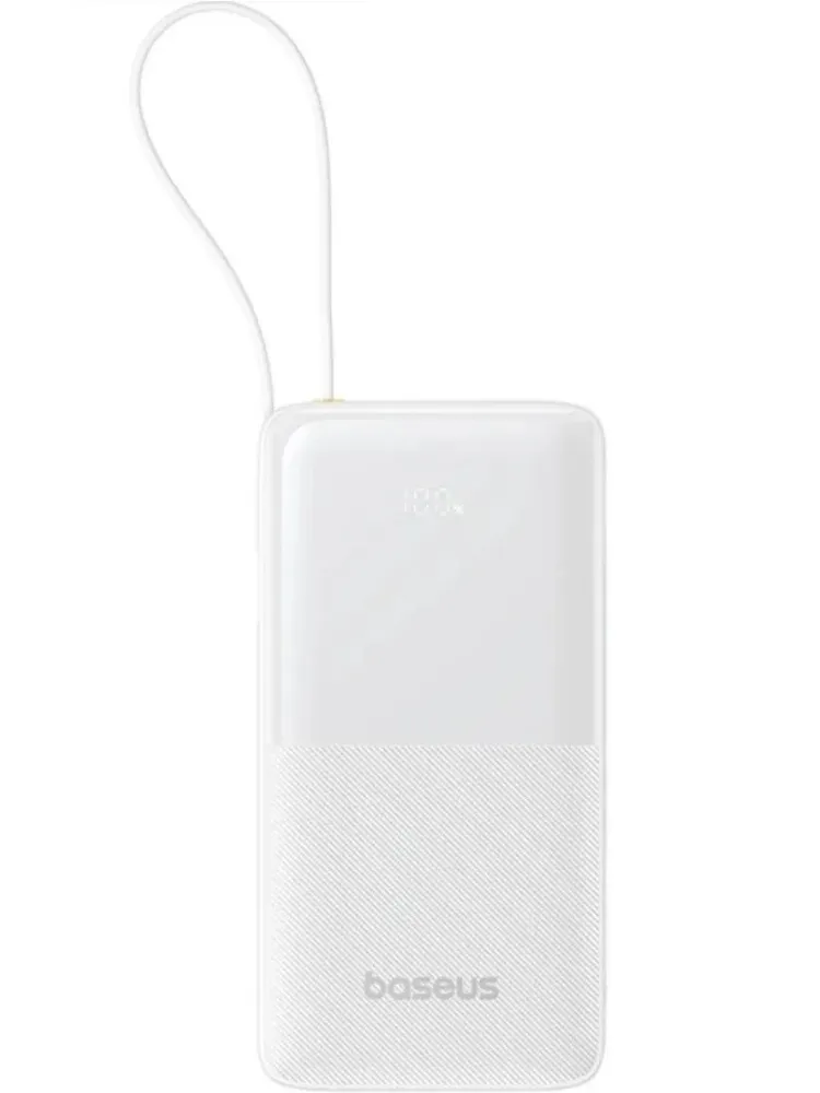 Laptop, Tablete & Telefoane - Baterie externa Baseus Bipow 2, 10000 mAh, 20W, Alb