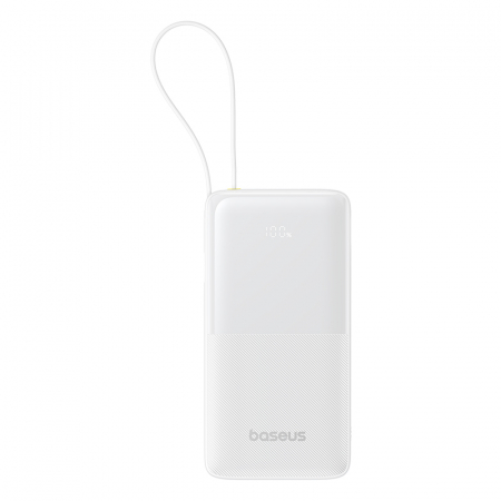 Laptop, Tablete & Telefoane - Baterie externa Baseus Bipow 2, 20000 mAh, 20W, Alb