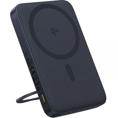 Accesorii telefoane mobile - Baterie externa Baseus PicoGo Qi2 Magnetic 5000mAh, 20W, Negru