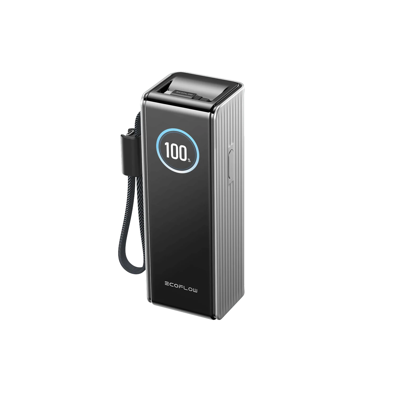 Laptop, Tablete & Telefoane - Baterie externa EcoFlow RAPID 25000 mAh, 170W, cabluri incorporate de 100W, Gri