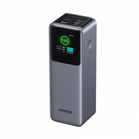 Laptop, Tablete & Telefoane - Baterie externa UGREEN PB722, 25000 mAh 200W, Gri