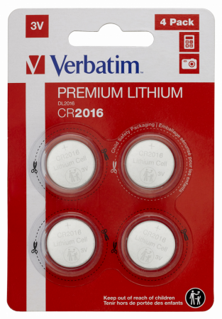 Accesorii foto video - Baterii Verbatim, Lithium, CR2016