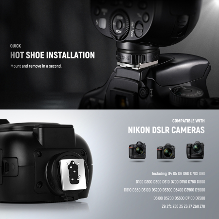 Blit Speedlite Neewer Z1-N TTL cu cap rotund [6]