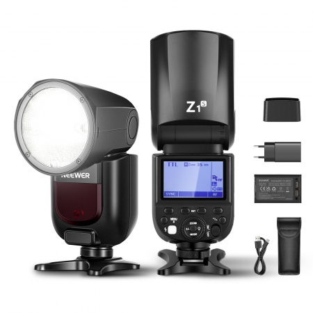 Monoblocuri - Blit Speedlite Neewer Z1-S TTL cu cap rotund, comp. Sony