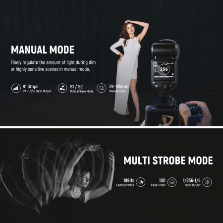Blit Speedlite Neewer Z2-S TTL cu cap rotund [4]